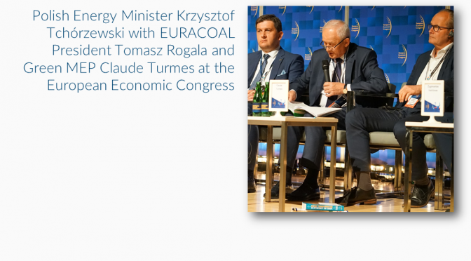 A strong EURACOAL voice at the European Economic Congress in Katowice